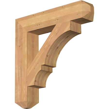 Ekena Millwork Balboa Craftsman Smooth Bracket, Western Red Cedar, 5 1/2"W x 30"D x 30"H BKT06X30X30BOA04SWR